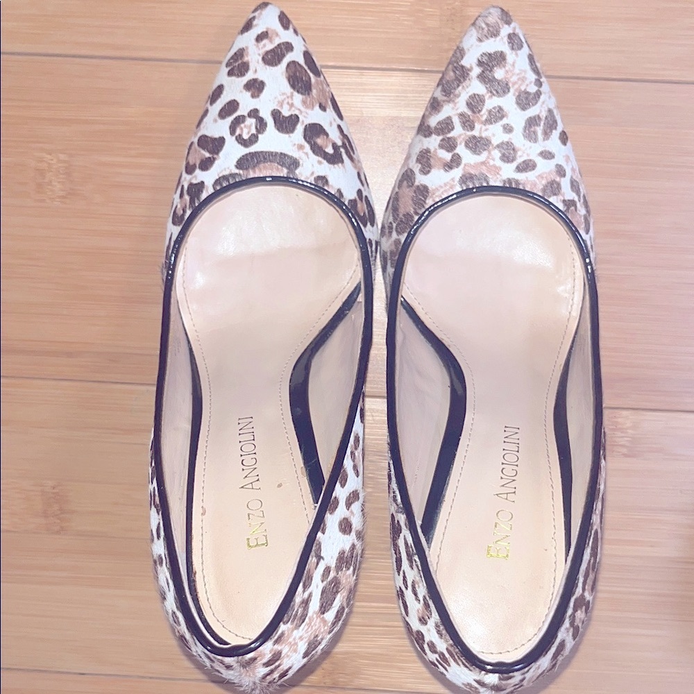 Enzo Angiolini Animal Print Heels - Picture 2 of 6
